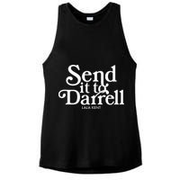 Send It To Darrell Ladies PosiCharge Tri-Blend Wicking Tank