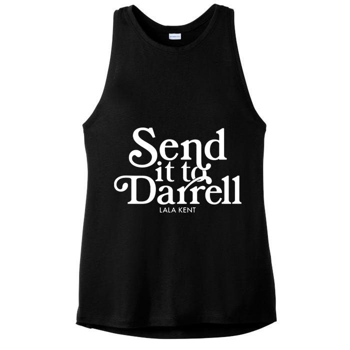 Send It To Darrell Ladies PosiCharge Tri-Blend Wicking Tank