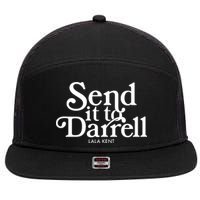 Send It To Darrell 7 Panel Mesh Trucker Snapback Hat