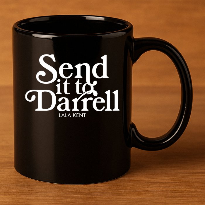 Send It To Darrell 11oz C Handle Ceramic Mug