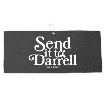 Send It To Darrell Large Microfiber Waffle Golf Towel