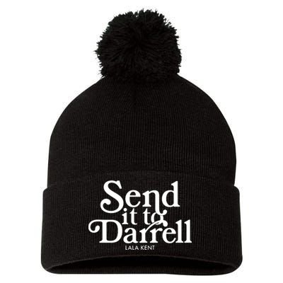 Send It To Darrell Pom Pom 12in Knit Beanie