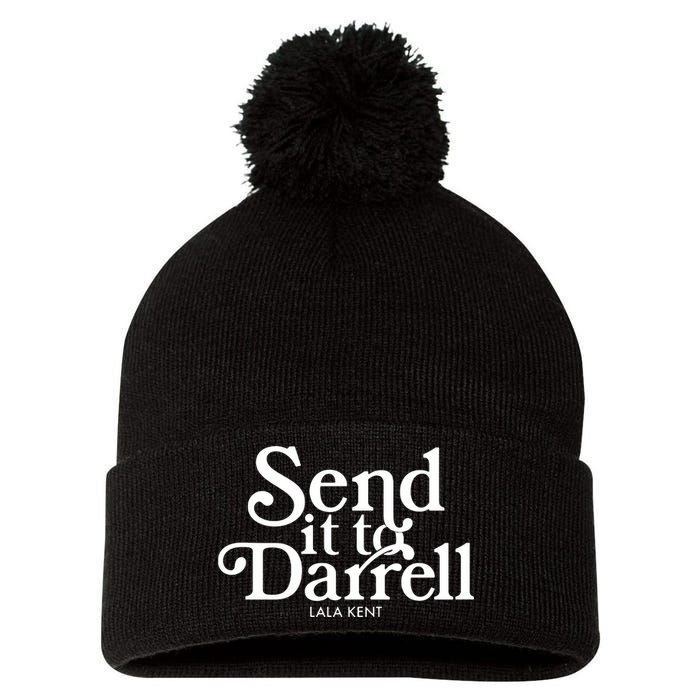 Send It To Darrell Pom Pom 12in Knit Beanie