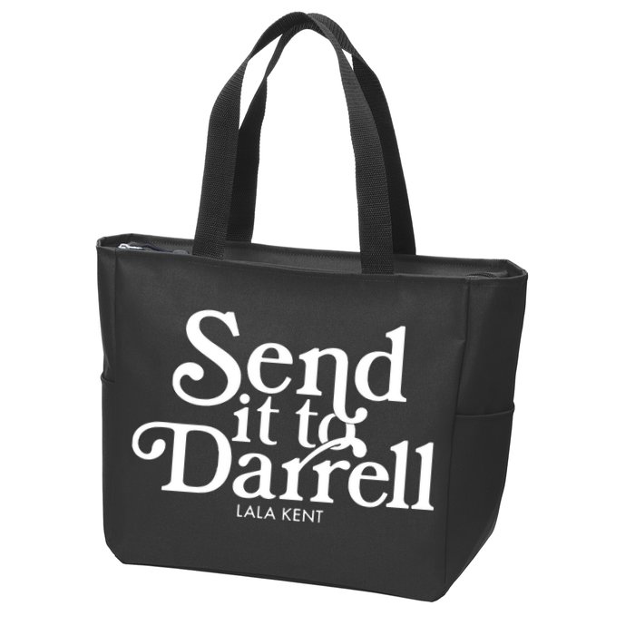 Send It To Darrell Zip Tote Bag