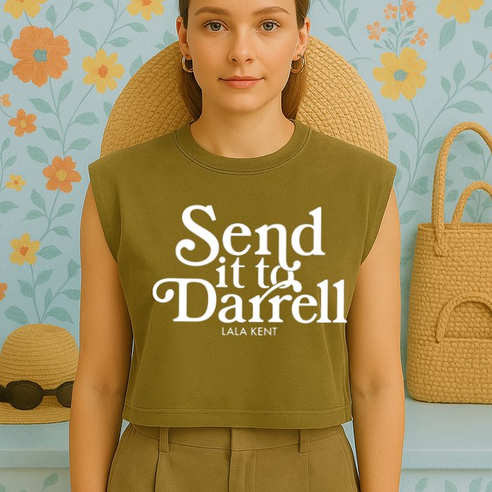 Send It To Darrell Garment-Dyed Women's Muscle Tee
