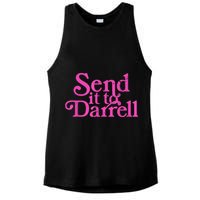 Send It To Darrell Send It To Daryl Funny Ladies PosiCharge Tri-Blend Wicking Tank