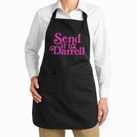 Send It To Darrell Send It To Daryl Funny Apron