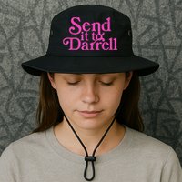 Send It To Darrell Send It To Daryl Funny Bucket Hat