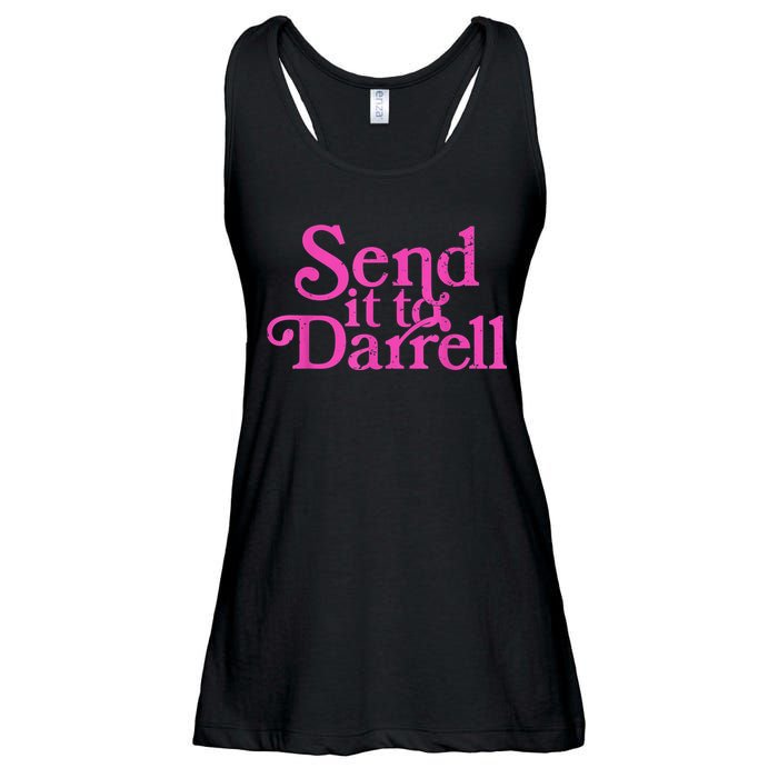 Send It To Darrell Send It To Daryl Funny Ladies Essential Flowy Tank
