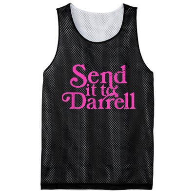 Send It To Darrell Send It To Daryl Funny Mesh Reversible Basketball Jersey Tank