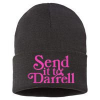 Send It To Darrell Send It To Daryl Funny Sustainable Knit Beanie