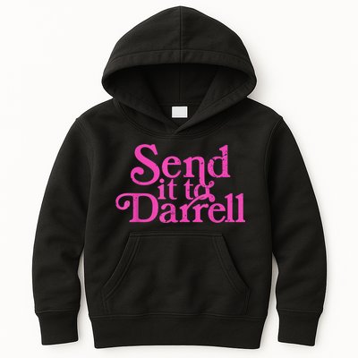 Send It To Darrell Send It To Daryl Funny Kids Hoodie