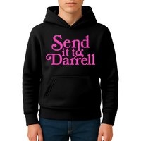 Send It To Darrell Send It To Daryl Funny Kids Hoodie