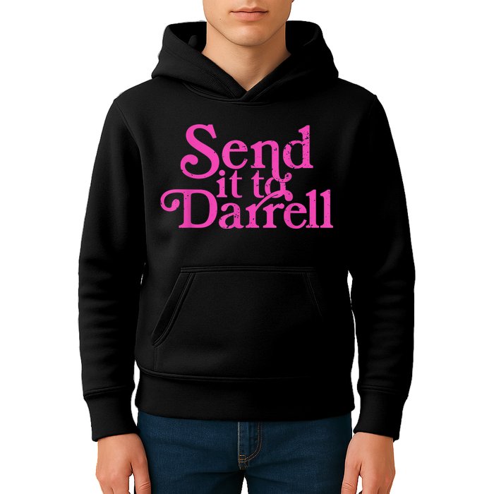 Send It To Darrell Send It To Daryl Funny Kids Hoodie
