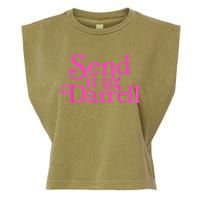 Send It To Darrell Send It To Daryl Funny Garment-Dyed Women's Muscle Tee