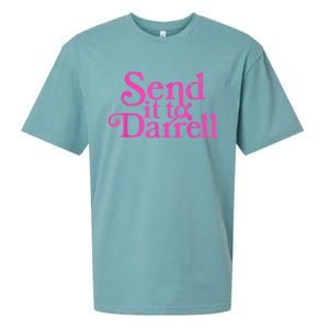 Send It To Darrell Send It To Daryl Funny Sueded Cloud Jersey T-Shirt