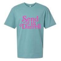 Send It To Darrell Send It To Daryl Funny Sueded Cloud Jersey T-Shirt