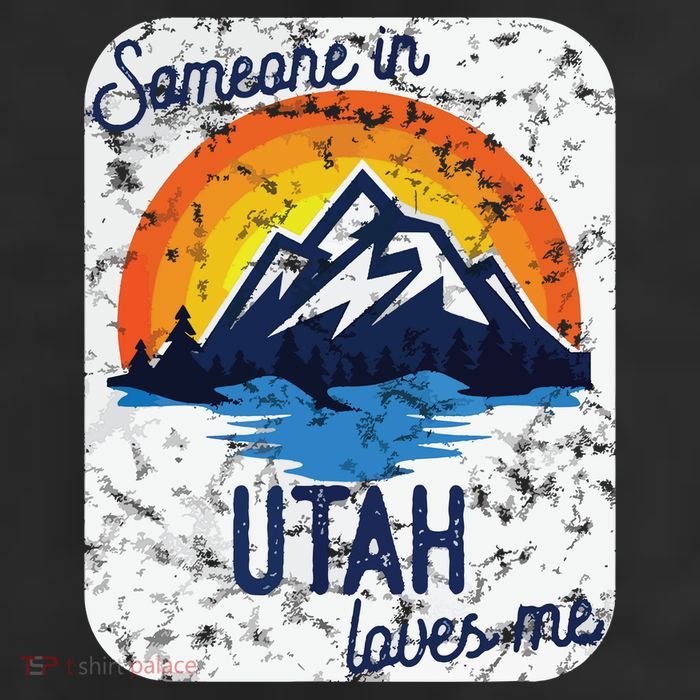 Someone In Utah Loves Me 7 Panel Mesh Trucker Snapback Hat