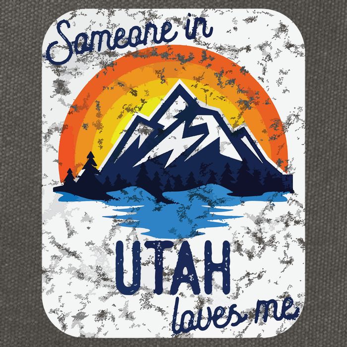 Someone In Utah Loves Me Cotton Canvas Backpack