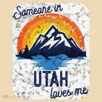 Someone In Utah Loves Me Drawstring Bag