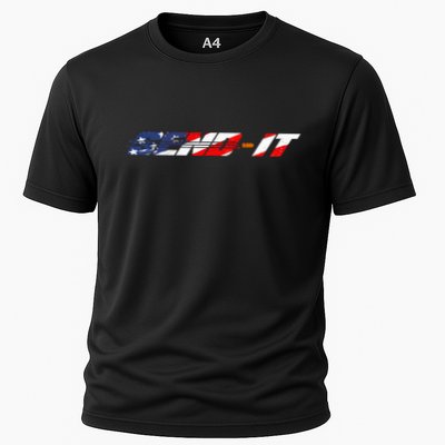 Send It Us Flag Cooling Performance Crew T-Shirt