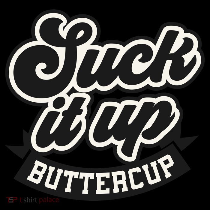 Suck It Up Buttercup. Sarcastic Pom Pom 12in Knit Beanie
