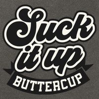 Suck It Up Buttercup. Sarcastic Cotton Canvas Backpack