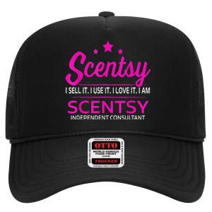 Scentsy I Undefined It I Use It I Love It I Am Scentsy High Crown Mesh Back Trucker Hat