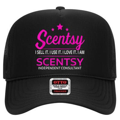 Scentsy I Undefined It I Use It I Love It I Am Scentsy High Crown Mesh Back Trucker Hat