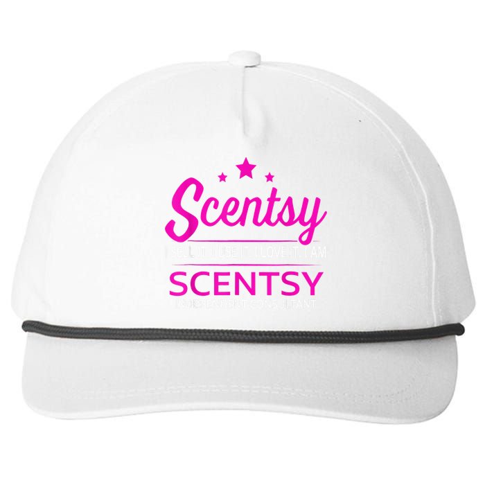 Scentsy I Undefined It I Use It I Love It I Am Scentsy Snapback Five-Panel Rope Hat