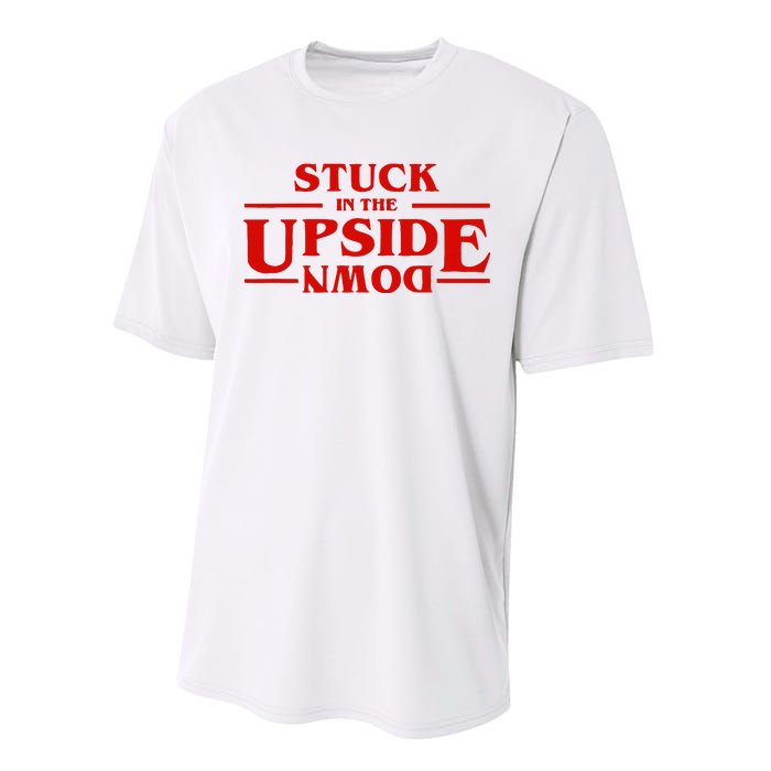 Stuck In Upside Down Performance Sprint T-Shirt