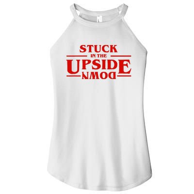 Stuck In Upside Down Women’s Perfect Tri Rocker Tank