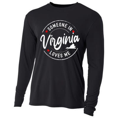 Someone In Virginia Loves Me Cooling Performance Long Sleeve Crew