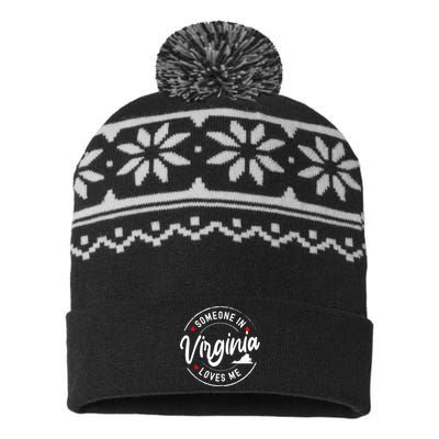 Someone In Virginia Loves Me USA-Made Snowflake Beanie