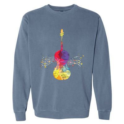 String Instrument Violinist Cello Violin Garment-Dyed Sweatshirt