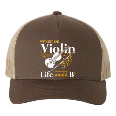 String Instrument Violinist Gift Cello Tee Violin Yupoong Adult 5-Panel Trucker Hat