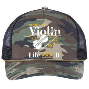 String Instrument Violinist Gift Cello Tee Violin Retro Rope Trucker Hat Cap