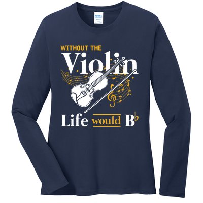 String Instrument Violinist Gift Cello Tee Violin Ladies Long Sleeve Shirt