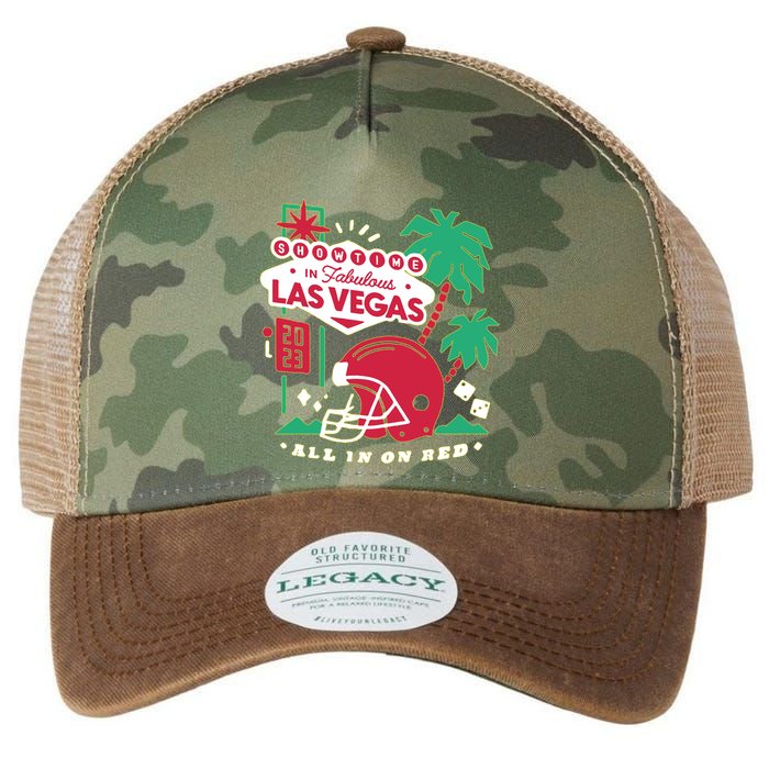 Showtime In Vegas All In On Red Legacy Tie Dye Trucker Hat