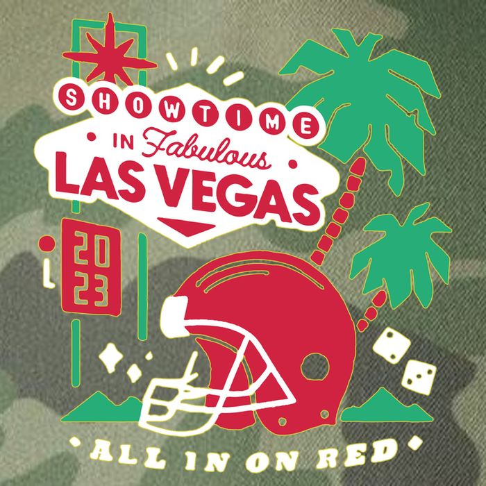 Showtime In Vegas All In On Red Legacy Tie Dye Trucker Hat