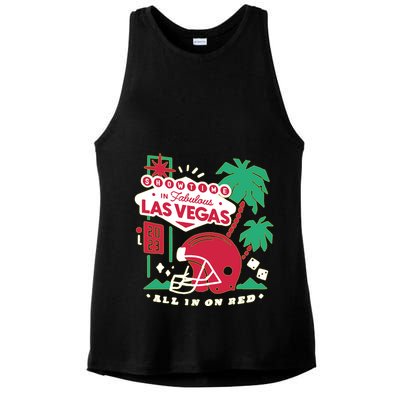 Showtime In Vegas All In On Red Ladies PosiCharge Tri-Blend Wicking Tank