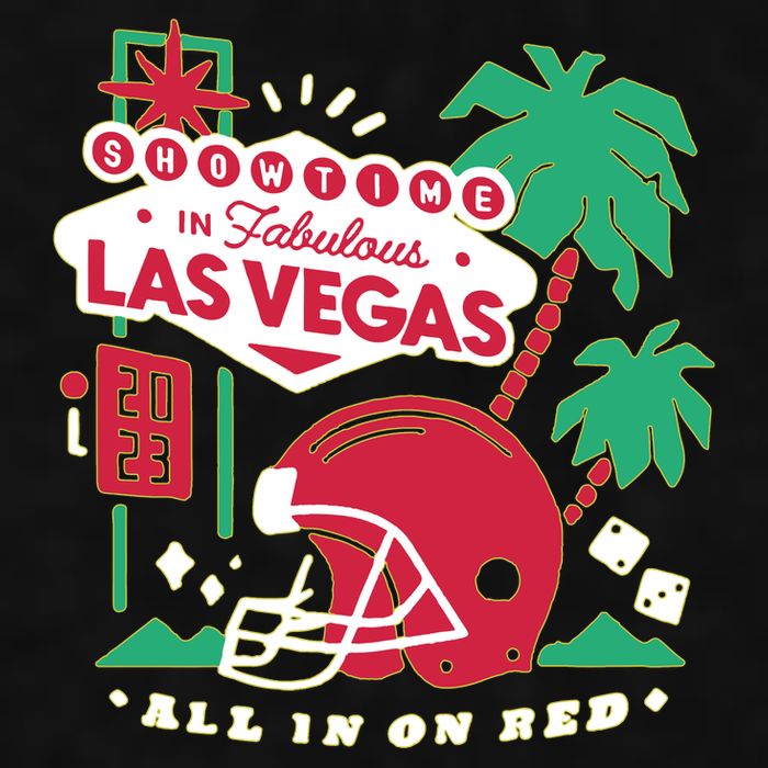 Showtime In Vegas All In On Red Ladies PosiCharge Tri-Blend Wicking Tank