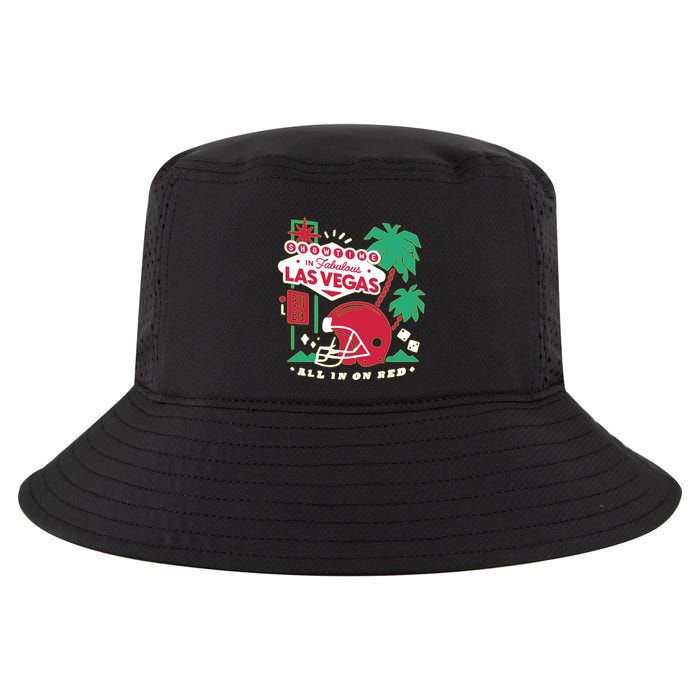 Showtime In Vegas All In On Red Cool Comfort Performance Bucket Hat
