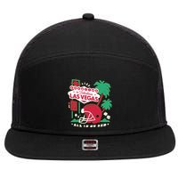 Showtime In Vegas All In On Red 7 Panel Mesh Trucker Snapback Hat