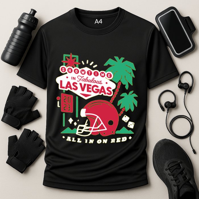 Showtime In Vegas All In On Red Performance Shirt