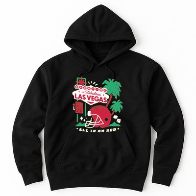 Showtime In Vegas All In On Red Hoodie