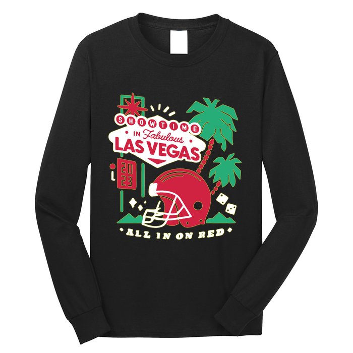 Showtime In Vegas All In On Red Long Sleeve Shirt