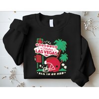 Showtime In Vegas All In On Red Sweatshirt
