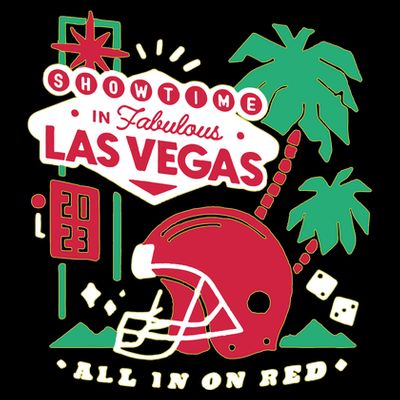 Showtime In Vegas All In On Red T-Shirt