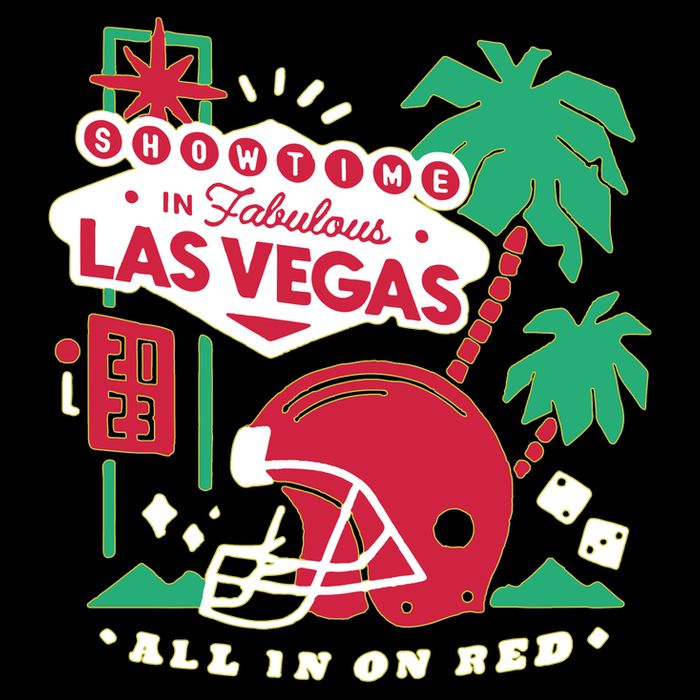 Showtime In Vegas All In On Red T-Shirt